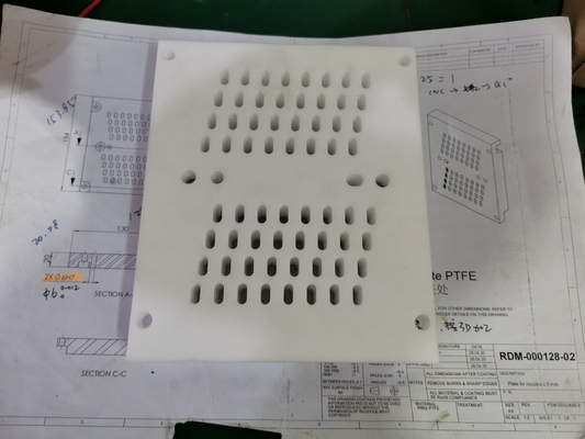 Freze CNC İşlenmiş Plastik Parçalar NAYLON DELRIN PTFE PVC PC