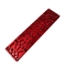 Hassas Metal Cnc İşleme Freze Parçaları Uzun Montaj Alüminyum Levhalar Kırmızı Eloksal